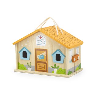 Viga Toys® Houten Dierenkliniek Speelset